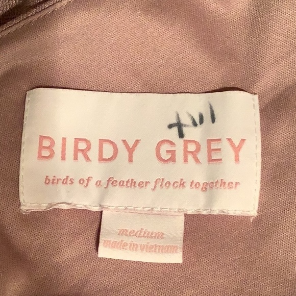 Birdy Grey Dark Mauve Kira Maxi Dress Elegant and Flowing Size Medium. - Picture 8 of 16